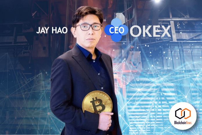 Jay Hao, OKex, CEO, cryptocurrency, exchange, crypto, tokens, trade, bitcoin, ethereum,