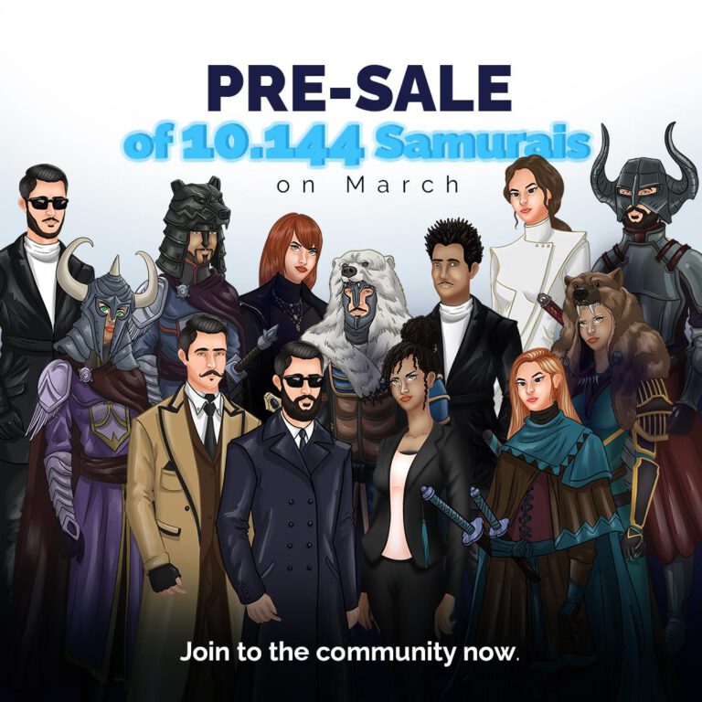 Ninja Fantasy Trader Announces Its First Presale of the Rarest NFTraders or Samurais