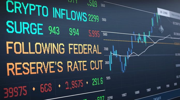 Crypto Inflows Surge Following Federal Reserve's Rate Cut