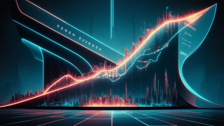 Degen Surges 223% in 30 Days as Base Blockchain DEX Volume Skyrockets